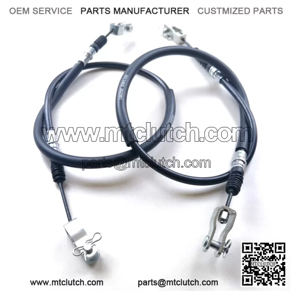 2pcs Club Car DS Brake Cable Set 1981-1999 Gas and Electric Golf Cart Parts 42" - Image 3