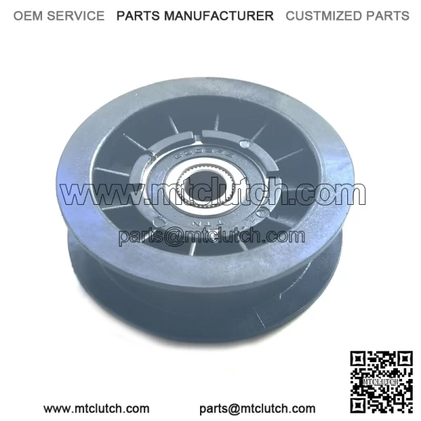 New Flat Idler Pulley fits Murray 421409 91179 38" Decks 1/2" x 3-3/8" - Image 3