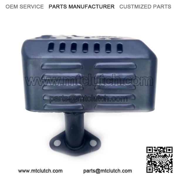 Replacement Gx160 5.5hp Gx200 6.5hp Muffler Exhaust Assembly with Exhaust-U type with holes - Image 4
