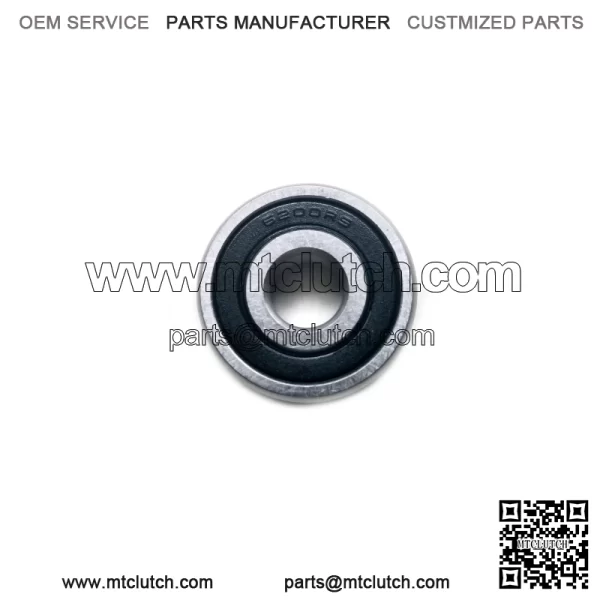 Deep Groove Ball Bearing 6200RS Single Sealed, 10mm x 30mm x 9mm Chrome Steel