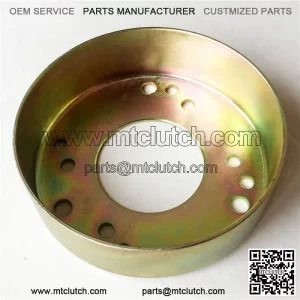 Go Kart, Mini Bike 4.5" Brake Drum. Zinc Plated.
