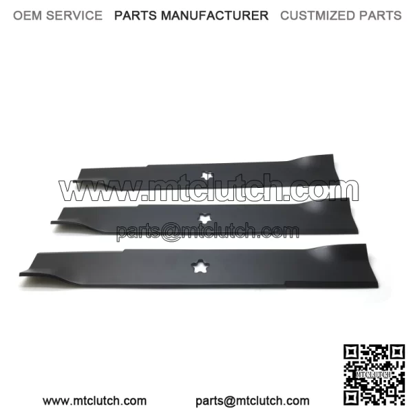 3 XHT BLADES HUSQVARNA 539112079 EZ SERIES MODEL 5221 52" DECKS DIXON YAZOO