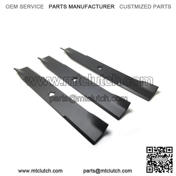 3 XHT BLADES HUSQVARNA 539112079 EZ SERIES MODEL 5221 52" DECKS DIXON YAZOO - Image 4