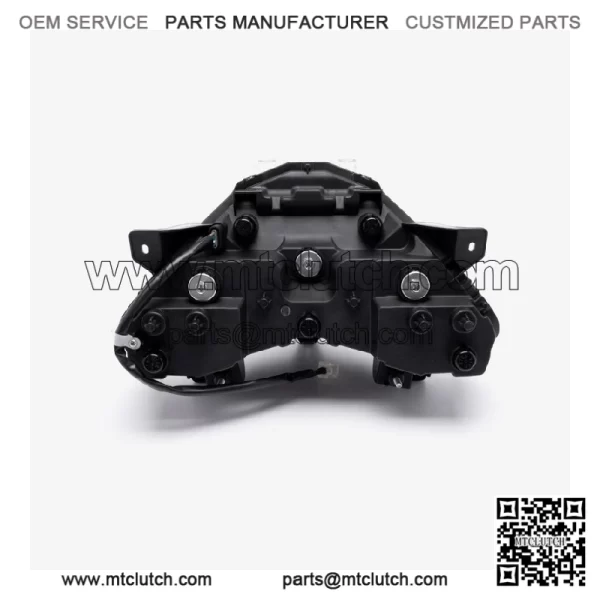 LED Headlight Assembly for Loncin LX650-2C,Voge 650DSX Euro 5 LX650-2C-E5 Black - Image 3