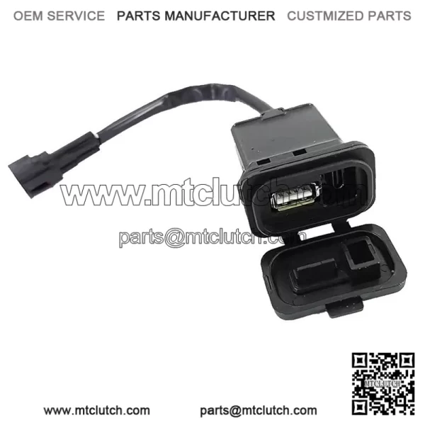 For CFMOTO 800NK 450SR 250SR Type CB Charger Socket Splitter Power Adapter