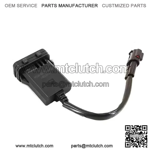 For CFMOTO 800NK 450SR 250SR Type CB Charger Socket Splitter Power Adapter - Image 2