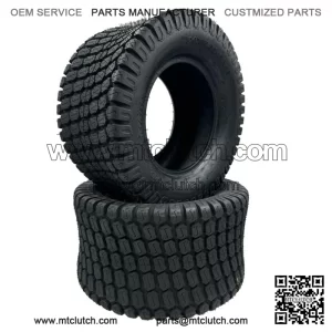 24x12.00-12 4Ply Lawn Mower Tires - Set (Compatible with JD Mowers and More)