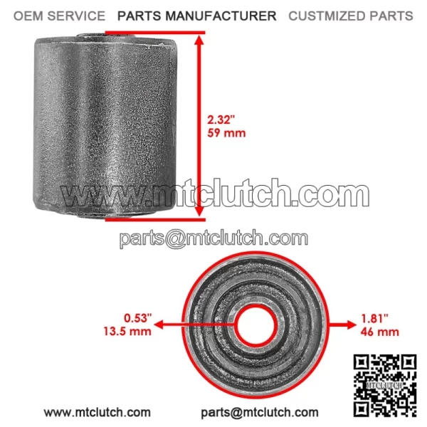 920-437 Haybine Conditioner Bushing For New Holland 472 477 479 495 488 1469 - Image 2