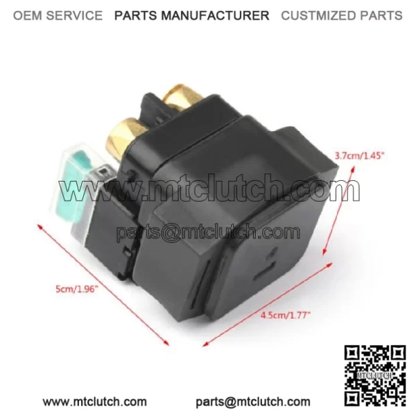 Starter Relay Solenoid 12v 12 Volt For Yamaha YZFR1 YZFR6 YZF-R1 YZF-R6 YZF-R7 - Image 2