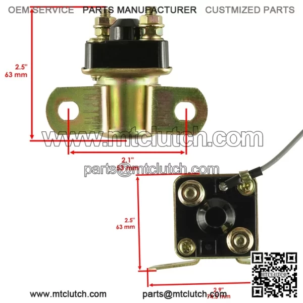 Polaris Scrambler 500 1997-2002 Starter Solenoid Relay - Image 2