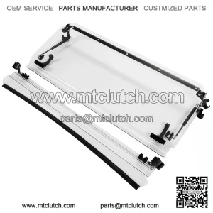 For CFMOTO UForce 1000 2019-2021 Front Vented Full Clear Flip Windshield