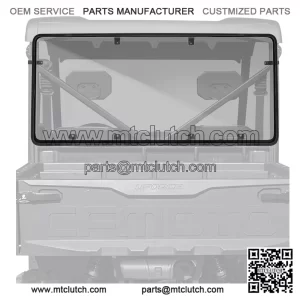 UForce Rear Windshield PC for 2021-2025 CFMOTO UForce 600 Clear Back Window