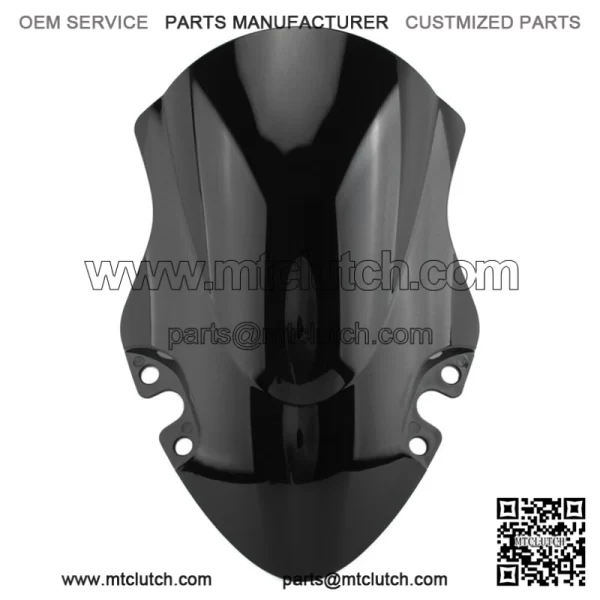 Black Front Windshield Screen Visor Windscreen For CFMoto 450SR 450SS 2022-2024 - Image 2