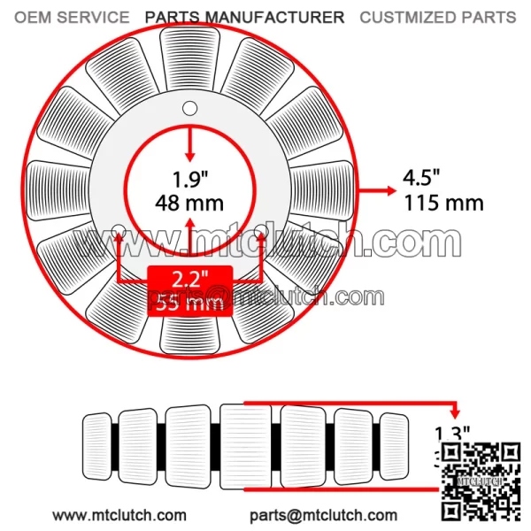Polaris Scrambler 500 4X4 2003 / Sportsman X 2002 Stator - Image 2