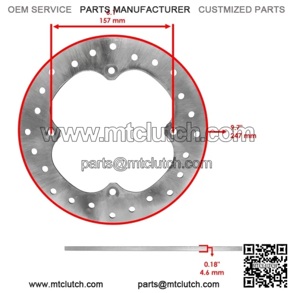 Can-Am Maverick X3 Turbo R 2018-2019 Front & Rear Brake Disc Rotors - Image 2