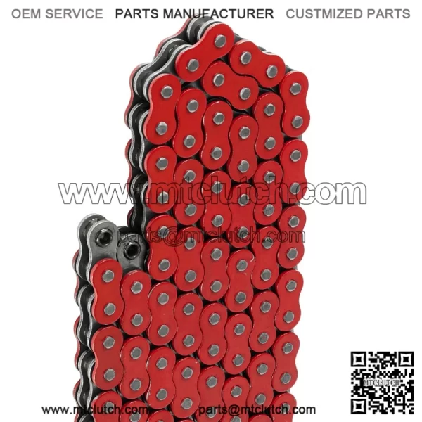 Polaris Scrambler 500 4X4 1997-2012 Red O-Ring Drive Chain - Image 4