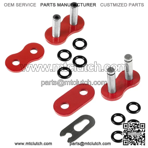 Polaris Scrambler 500 4X4 1997-2012 Red O-Ring Drive Chain - Image 5
