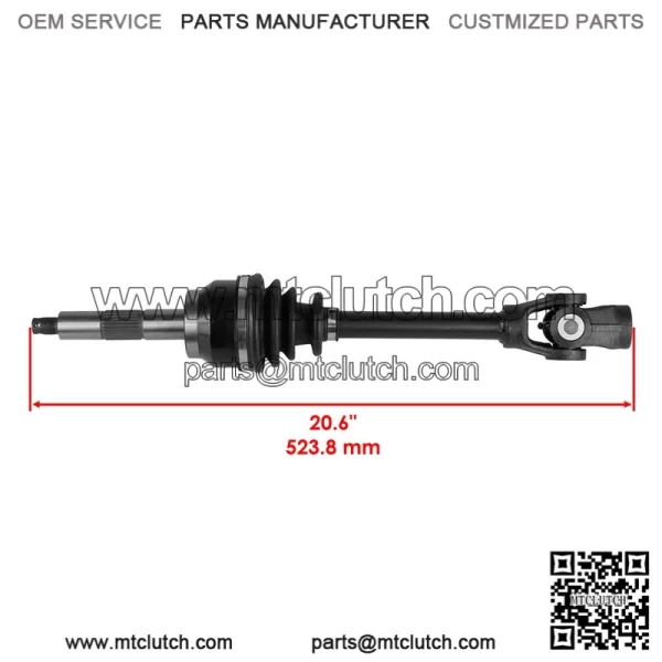 Polaris Scrambler 500 4X4 1999-2009 Front Right CV Joint Axle - Image 2