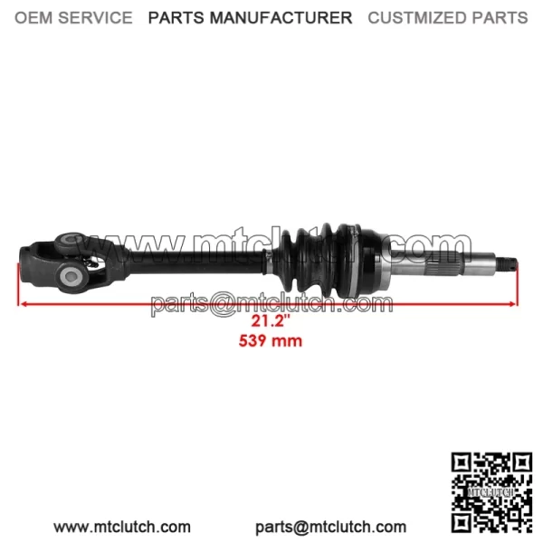 Polaris Scrambler 500 1997-1998 Front Right CV Joint Axle (BTB 138 Stamped) - Image 2