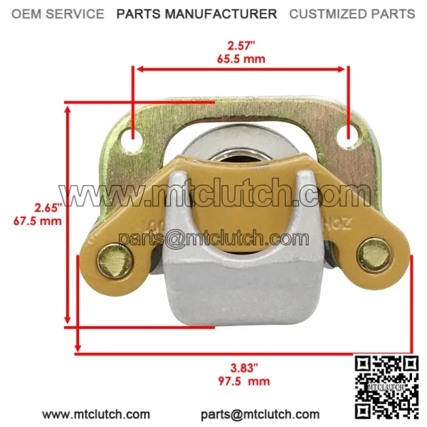 Polaris Scrambler 500 2X4/4X4 1997-2000 Front Brake Calipers w/Pads (Left/Right) - Image 4