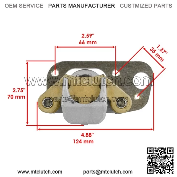 Polaris Scrambler 500 2X4/4X4 2001-2002 Front Brake Calipers w/Disc (Left/Right) - Image 2